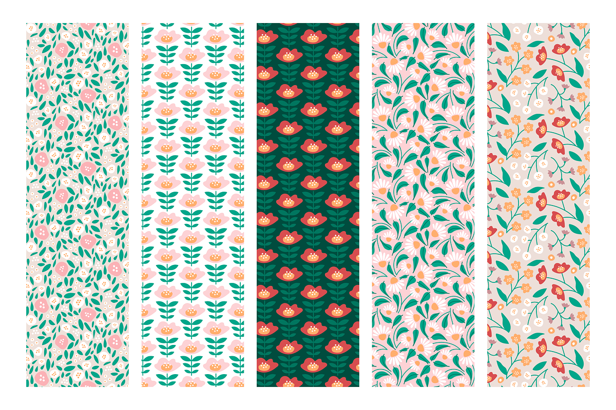 25 seamless floral patterns texture, a Pattern Graphic by RevolutionizZed (Photo 18 of 19)