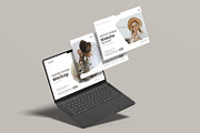 Laptop Screen Website Mockup, a Device Mockup by ZifaraDesign (Thumbnail 5 of 5)