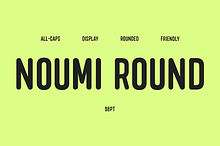 Noumi Round - Bold Display Font