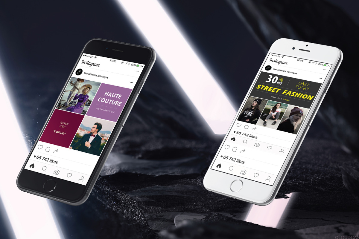 Instagram Posts Templates, a Templates & Theme by Carlos Fernando (Photo 5 of 8)
