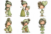 Whimsical Mother’s Day Clipart Bundl, an Illustration by DreamCafeArt (Thumbnail 3 of 7)