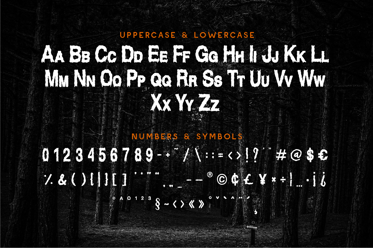 Spookturas - Horror Melted Display, a Sans Serif Font by Indotype Foundry (Photo 6 of 10)