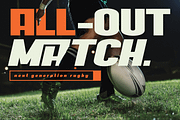 LAROF | Athletic Font, a Font by twinstd (Thumbnail 6 of 13)