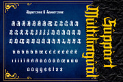 Tattos Wishe - Classic Blackletter, a Blackletter Font by Dhabee (Thumbnail 3 of 18)