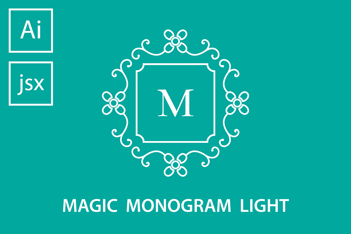 Magic Monogram Light script, a Plug-in Add-On by MAi Tools (Photo 2 of 2)