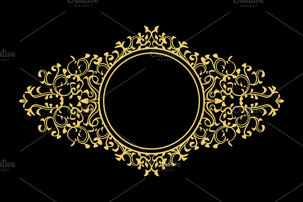 Floral Decorative Ornate Frames, a Branding & Logo Template by vectalex (Photo 2 of 3)