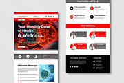 Health Care Email Newsletter, an UI Kit Template by MightyDesign (Thumbnail 1 of 9)