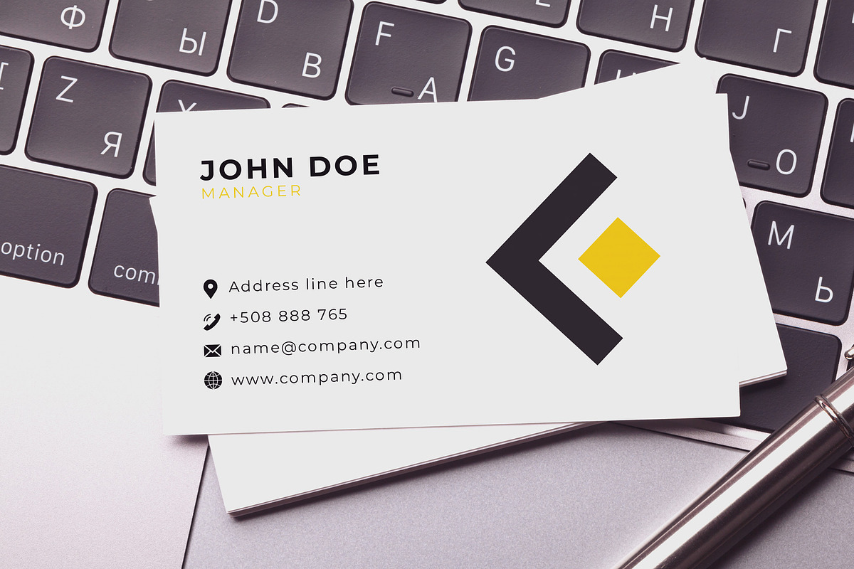12 Business Card Mockup #1, a Print Template by Walentin (Photo 11 of 13)
