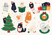 Christmas Animals Illustrations, a Seasonal Illustration by Anna Studio (Thumbnail 9 of 12)