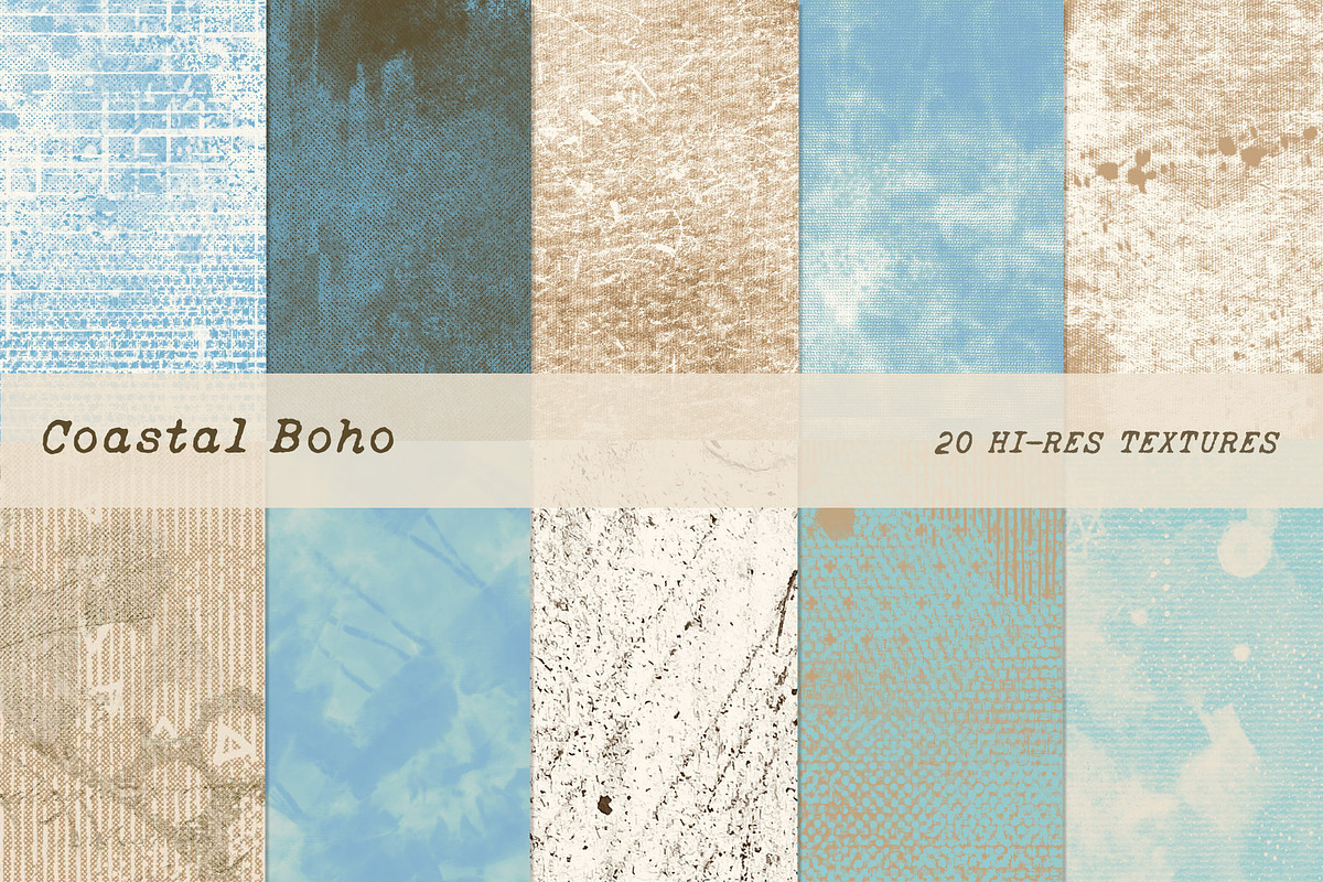 Coastal Boho - Graphic set, an Object Graphic by LuOtero (Photo 7 of 10)