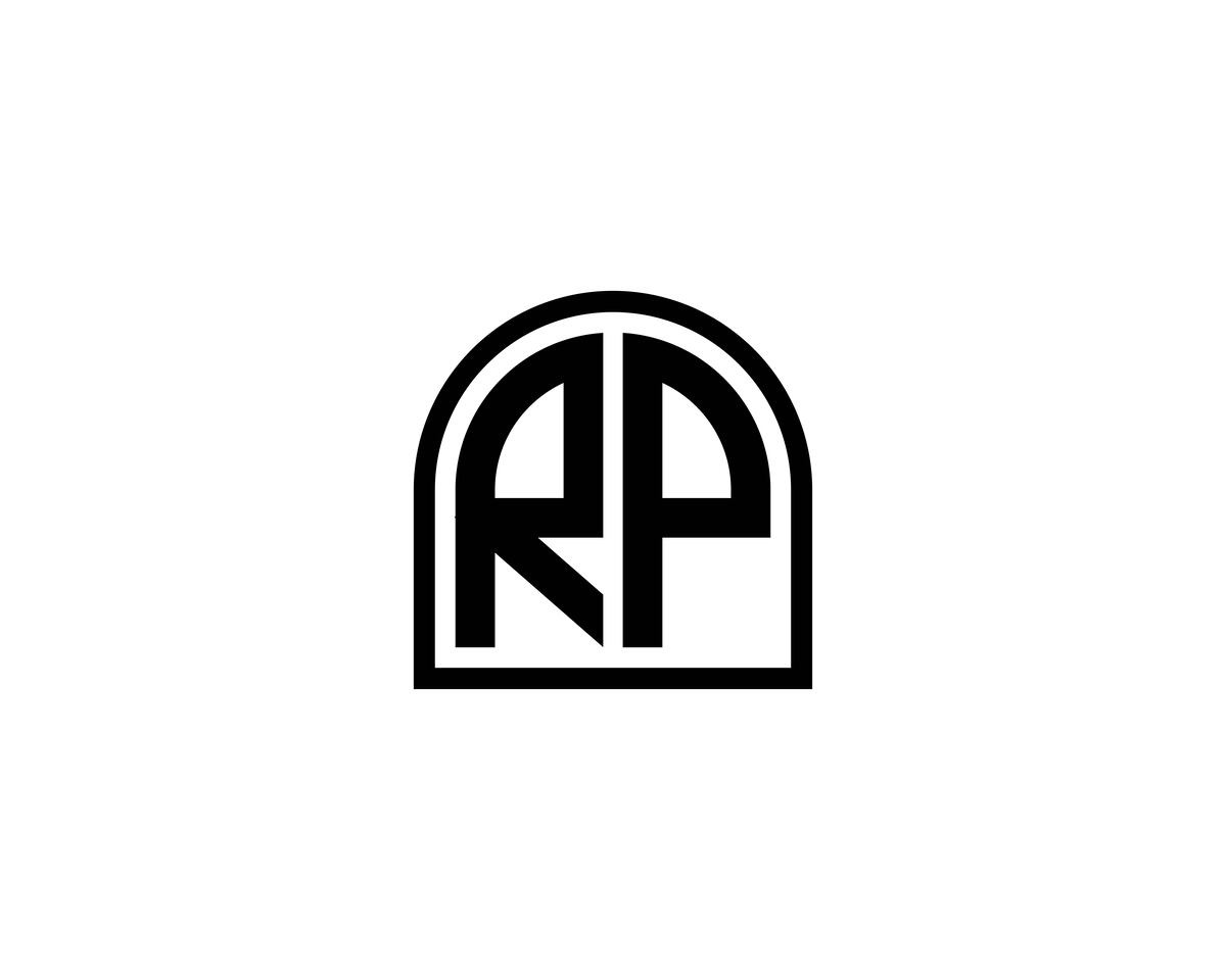 RP logo design vector template, a Branding & Logo Template by xcoolee