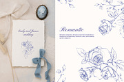 Vintage garden: lace & rose flowers, a Decorative Illustration by Yuliia Lashevska (Thumbnail 2 of 9)