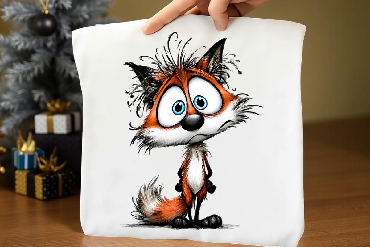 Whimsical Quirky Fox Clipart, a Seasonal Illustration by Rose Art (Photo 6 of 7)