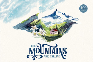 THE MOUNTAINS ARE CALLING, an Illustration by Lemaris