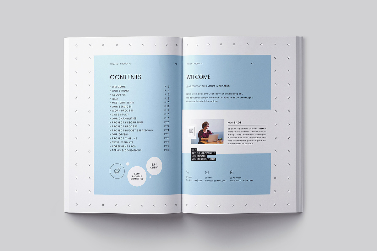 Professional Proposal Document Kit, a Brochure Template by Designsoul14 (Photo 5 of 17)