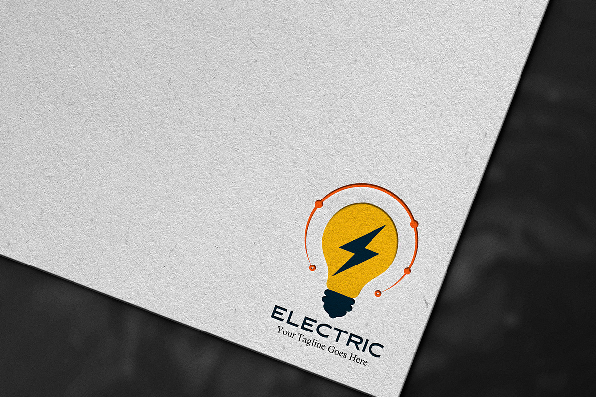 Lightbulb & Electric Logo Design, a Branding & Logo Template by YUDesignStore (Photo 7 of 8)