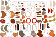 4 colors combinations of shapes, a Texture Illustration by marie dricot (Thumbnail 6 of 14)