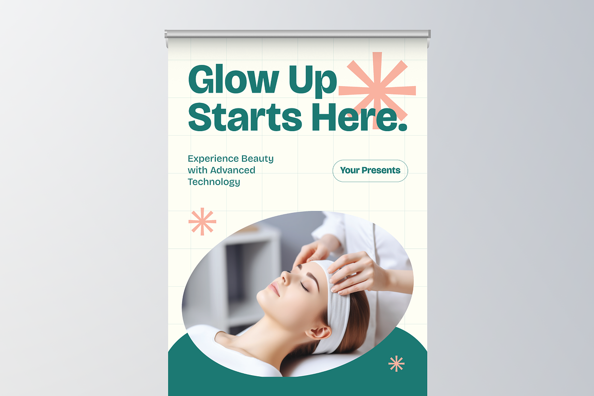 Beauty Clinic Promo Banner, a Print Template by Annora Studio (Photo 3 of 6)