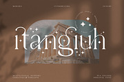 Itangiuh Display Modern Serif, a Serif Font by FinTypeStudio (Thumbnail 1 of 11)