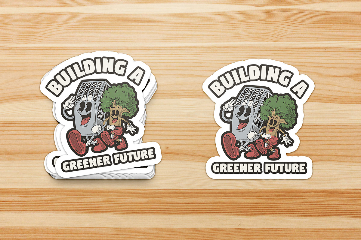 Building and Tree Walking Together, a Branding & Logo Template by Judsart (Photo 3 of 3)
