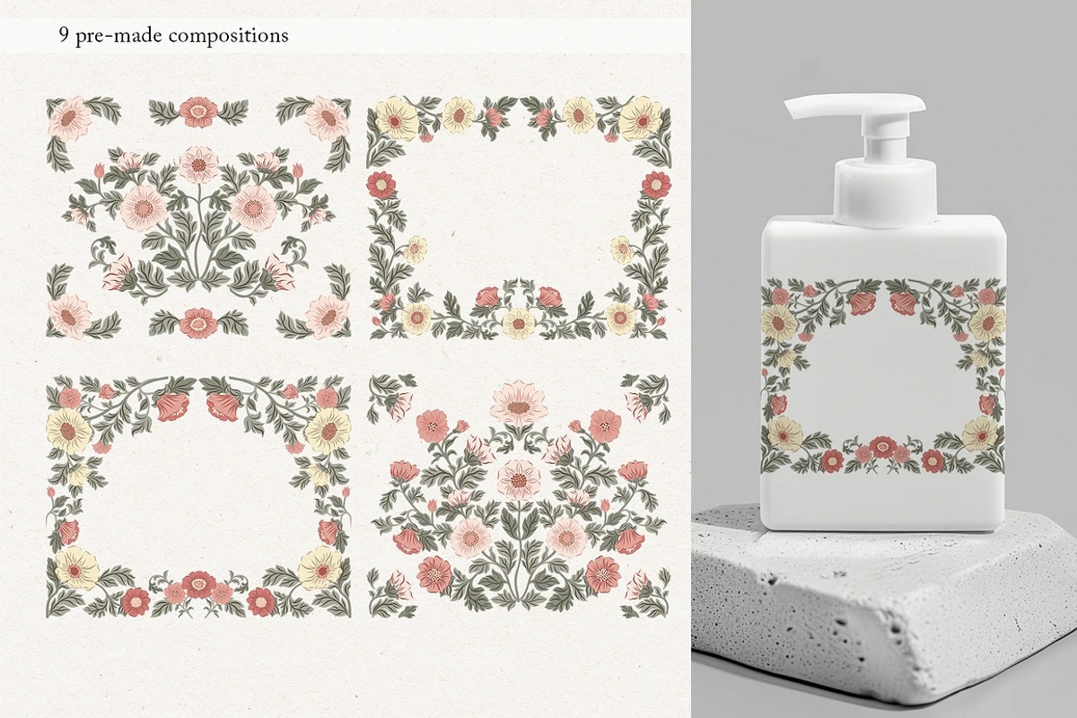 William Morris pattern, a Decorative Illustration by Jenny Quince (Photo 5 of 9)
