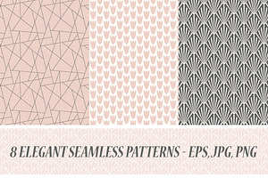 Elegant seamless patterns