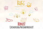 Creepy Crawly Vector Bug Bundle, an Illustration by Violet LeBeaux (Thumbnail 4 of 4)