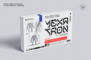 Mexatron - Sci-Fi Display Font, a Sans Serif Font by Pengedar Seni (Thumbnail 4 of 10)