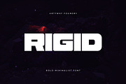 Rigid Headline Font, a Sans Serif Font by artyway (Thumbnail 1 of 6)