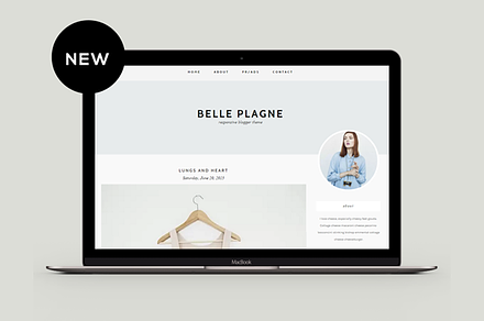 Responsive Blogger Template - Belle