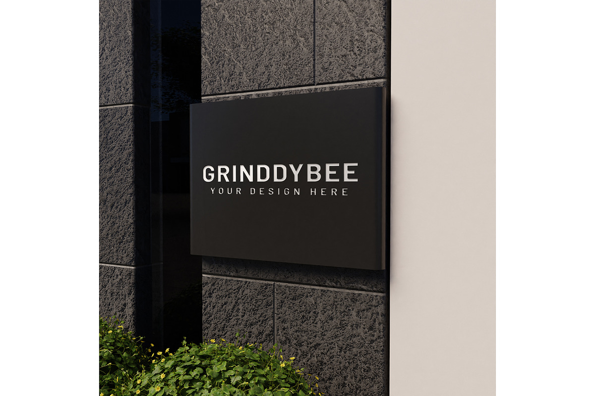 Signage & Storefront logo mockup, an Advertising Mockup by Mockthethics. (Photo 10 of 13)