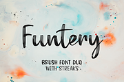 Funtery, a Script Font by Larin Type Co. (Thumbnail 1 of 10)