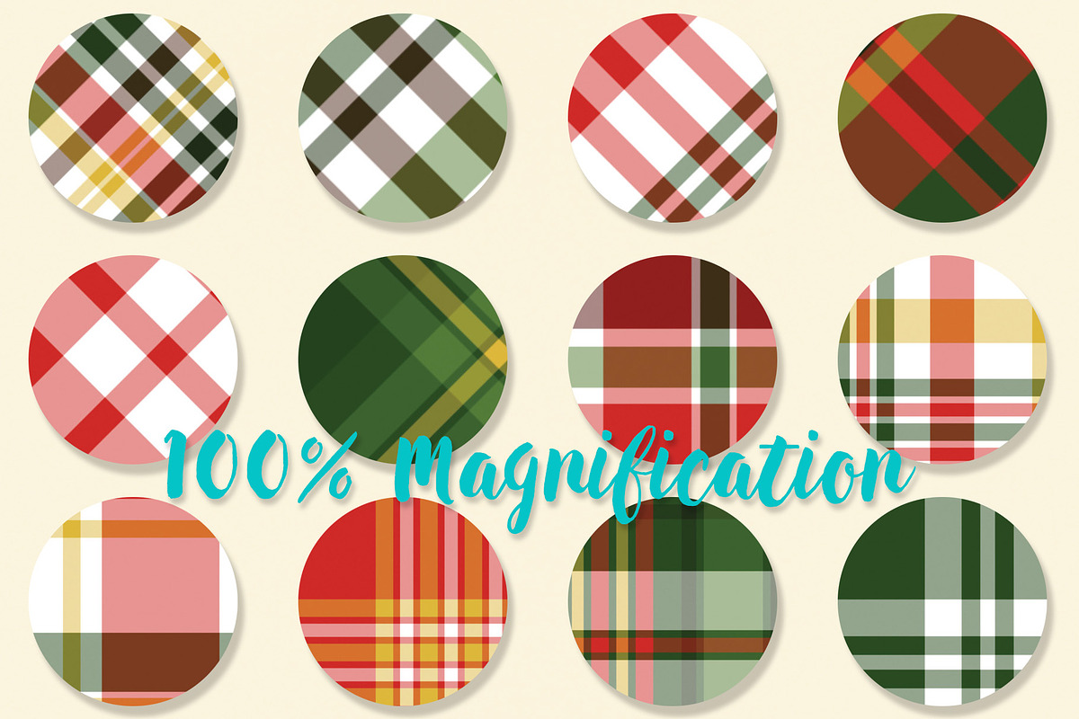 Christmas Plaid Patterns, a Pattern Graphic by Northern Whimsy Design