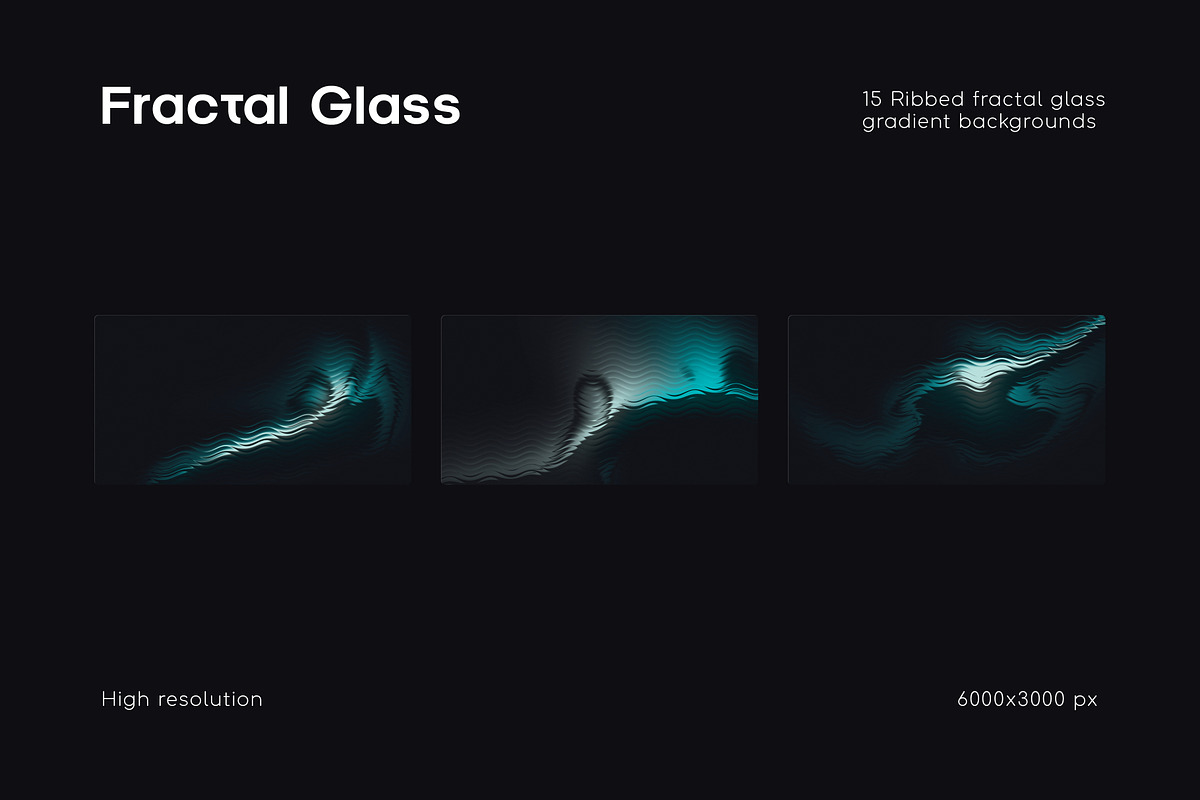 Ribbed Fractal Glass Gradient, a Background Graphic by Ghurafa Studio (Photo 10 of 10)
