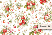 Strawberry Seamless Pattern, a Pattern Graphic by Villa 11 Estudio (Thumbnail 6 of 13)