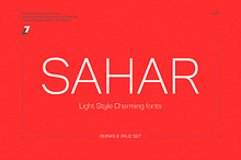 Sahar Light (Roman & Italic)