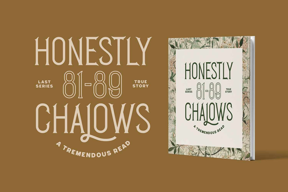 Ceihoms Vintage Lettering, a Font by Imoodev (Photo 3 of 5)