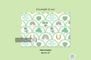 Lucky Scalloped Seamless Pattern, a Seasonal Illustration by TitaLivingArt (Thumbnail 12 of 13)