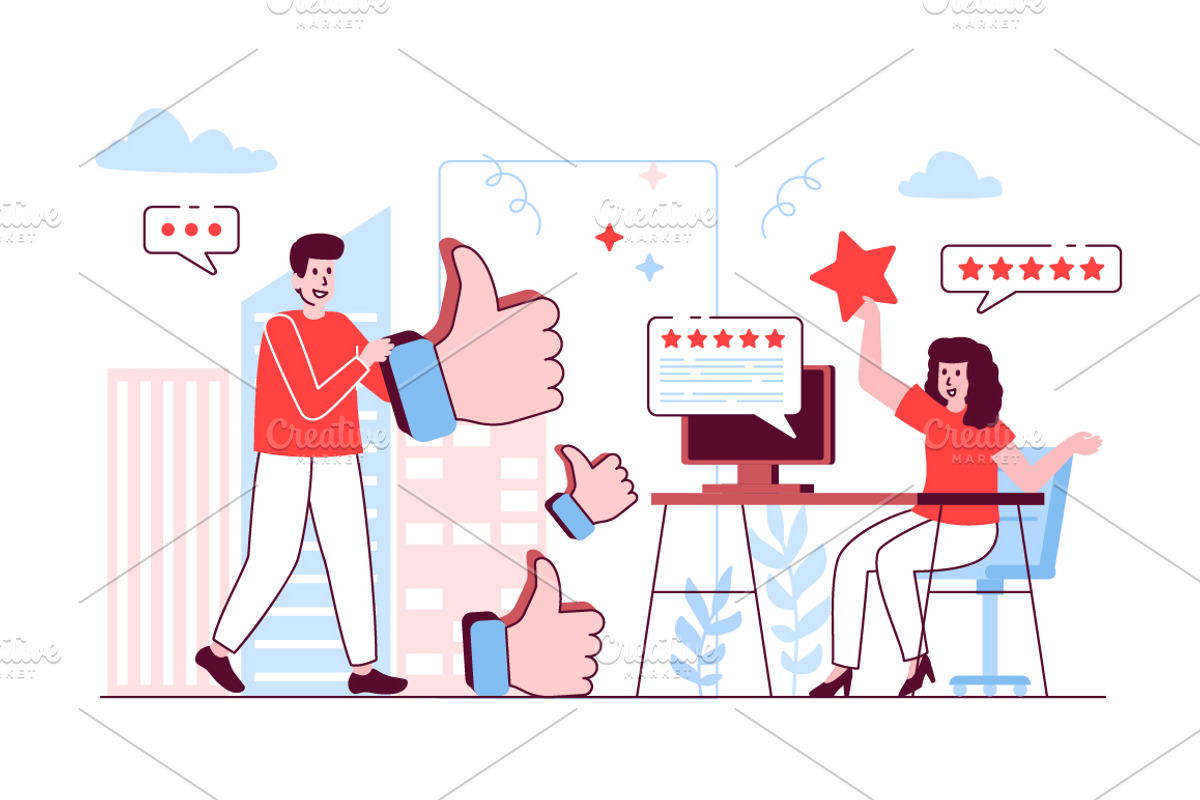 Flat Line Web Illustrations, a Templates & Theme by alexdndz (Photo 23 of 25)
