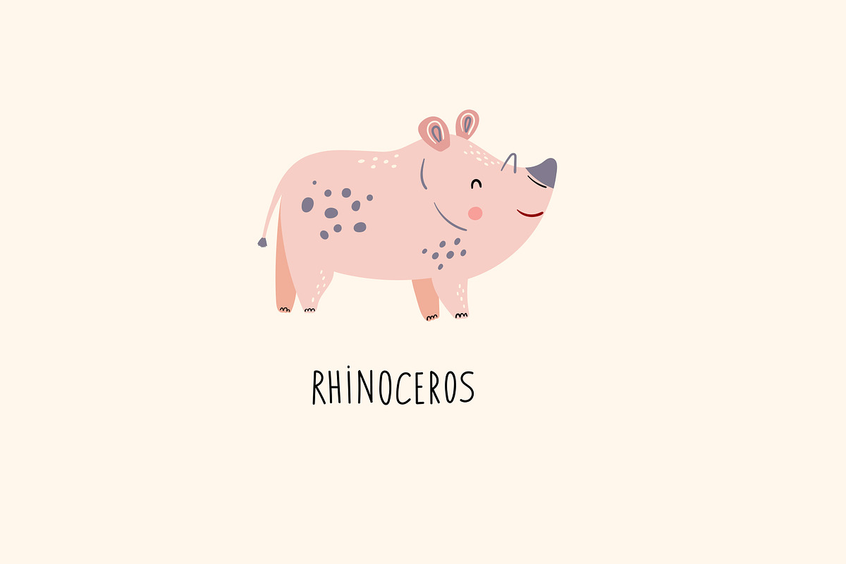 Cute baby animals collection, an Animal Illustration by MoleskoStudio (Photo 21 of 33)