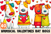 Whimsical Valentines Day Dogs, a Graphic by CitraGraphics (Thumbnail 1 of 4)
