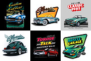 Vintage Classic Car Collection no 07, a Transportation Illustration by The BolzStudio (Thumbnail 8 of 12)