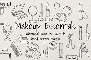 Makeup Essentials | Whimsical Sketch