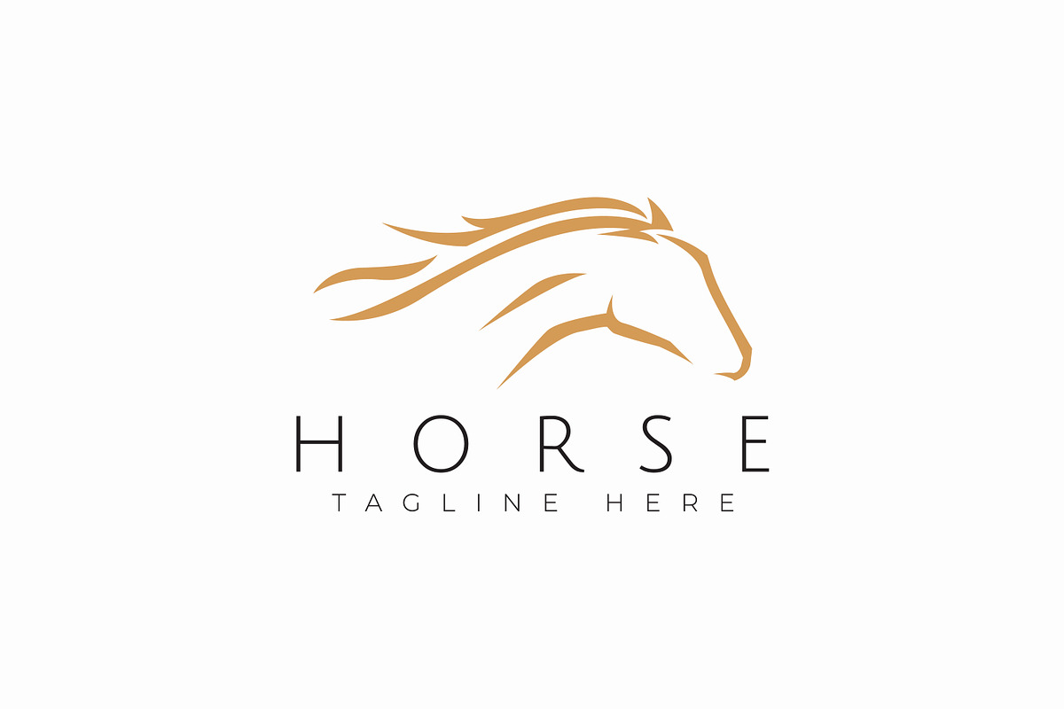 Horse Head Logo Mane Elegance Brand, a Branding & Logo Template by Signatoro (Photo 2 of 2)