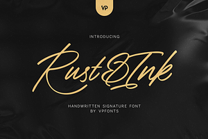 Rust & Ink - Handwritten Font