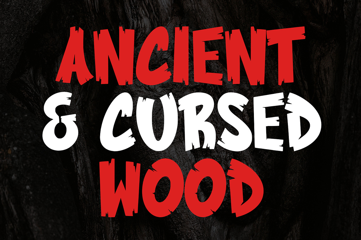 Toolap Scary Display Font, a Handwritten Font by Maulana Creative (Photo 5 of 7)
