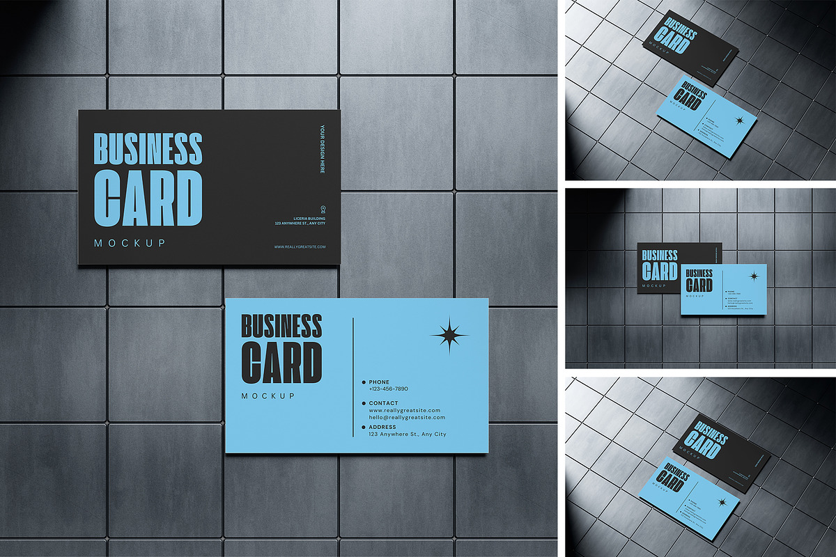 Business Card Mockup, a Merchandise Mockup by xavier_studio (Photo 1 of 5)