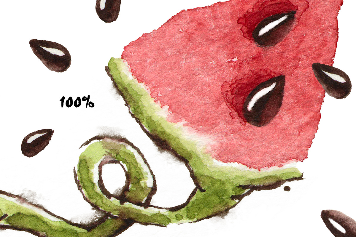 Watermelons Watercolor Pattern, a Pattern Graphic by Mazheika Store (Photo 2 of 5)