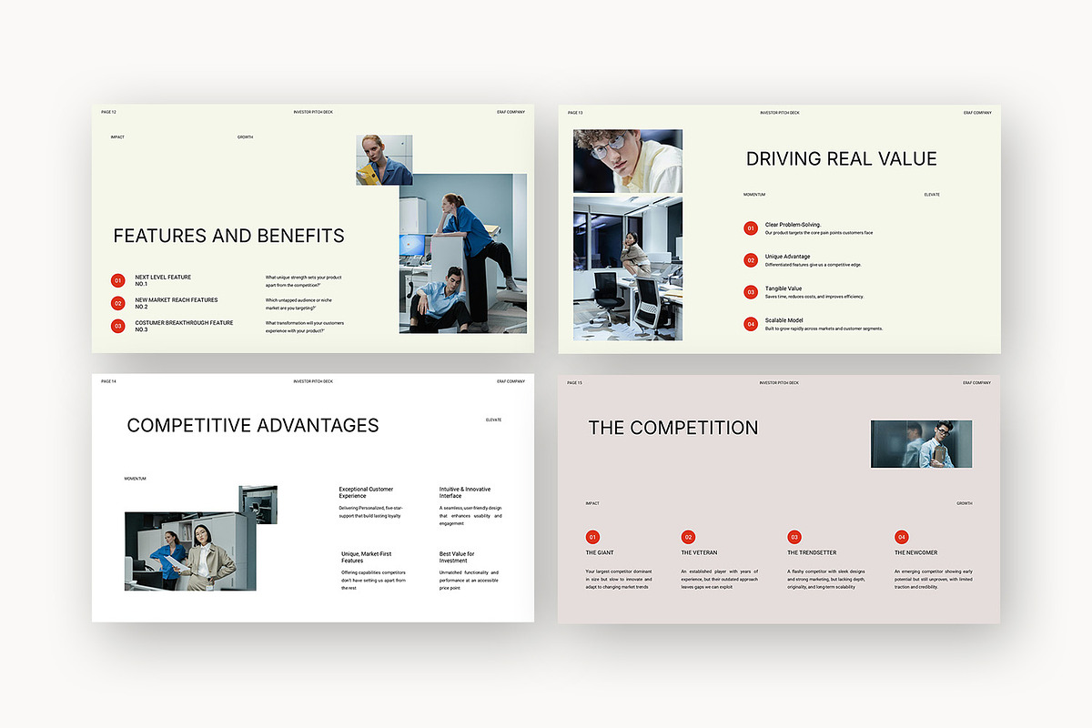 Eraf : Startup Pitch Powerpoint, a Presentation Template by Punkl Camp (Photo 5 of 16)