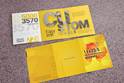 1125.5 Tri-Fold Brochure Mockup, a Mockup by Vectogravic Design (Thumbnail 1 of 8)